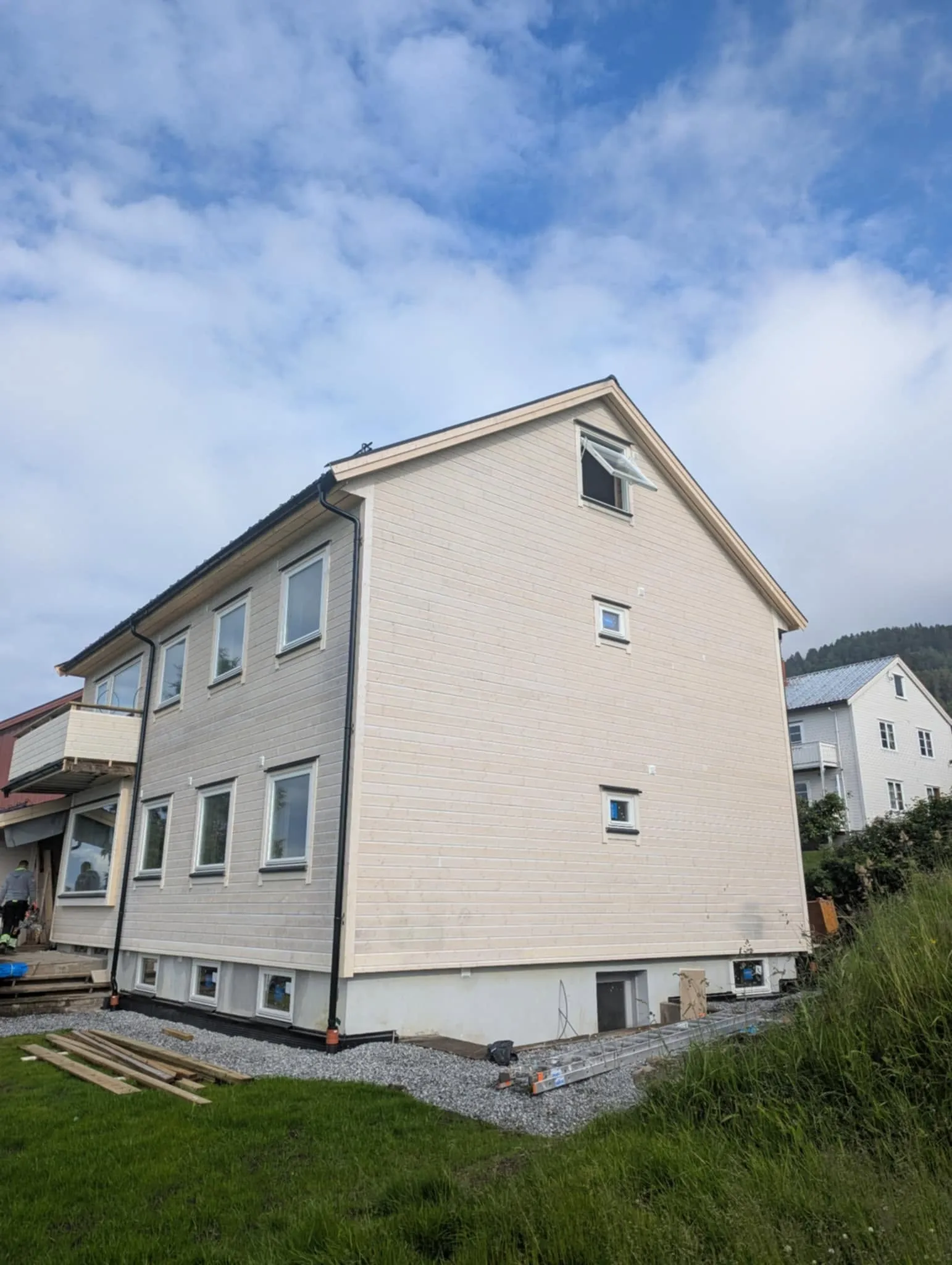 Bolig med ny kledning